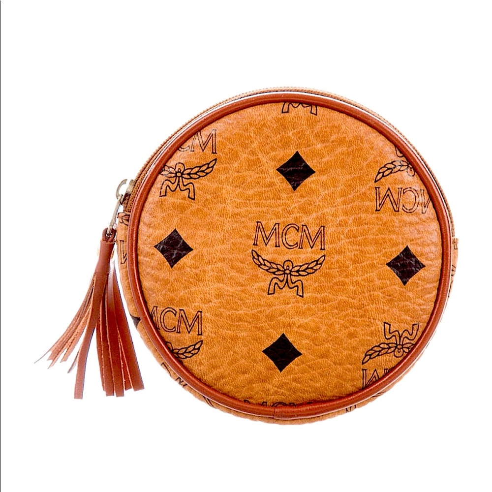Vintage MCM collectible coin purse w tassel